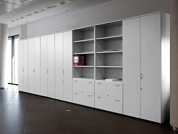 Customised White Office Storage